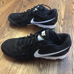 NIKE MVP KEYSTONE LOW BLACK/WHITE BASEBALL CLEATS